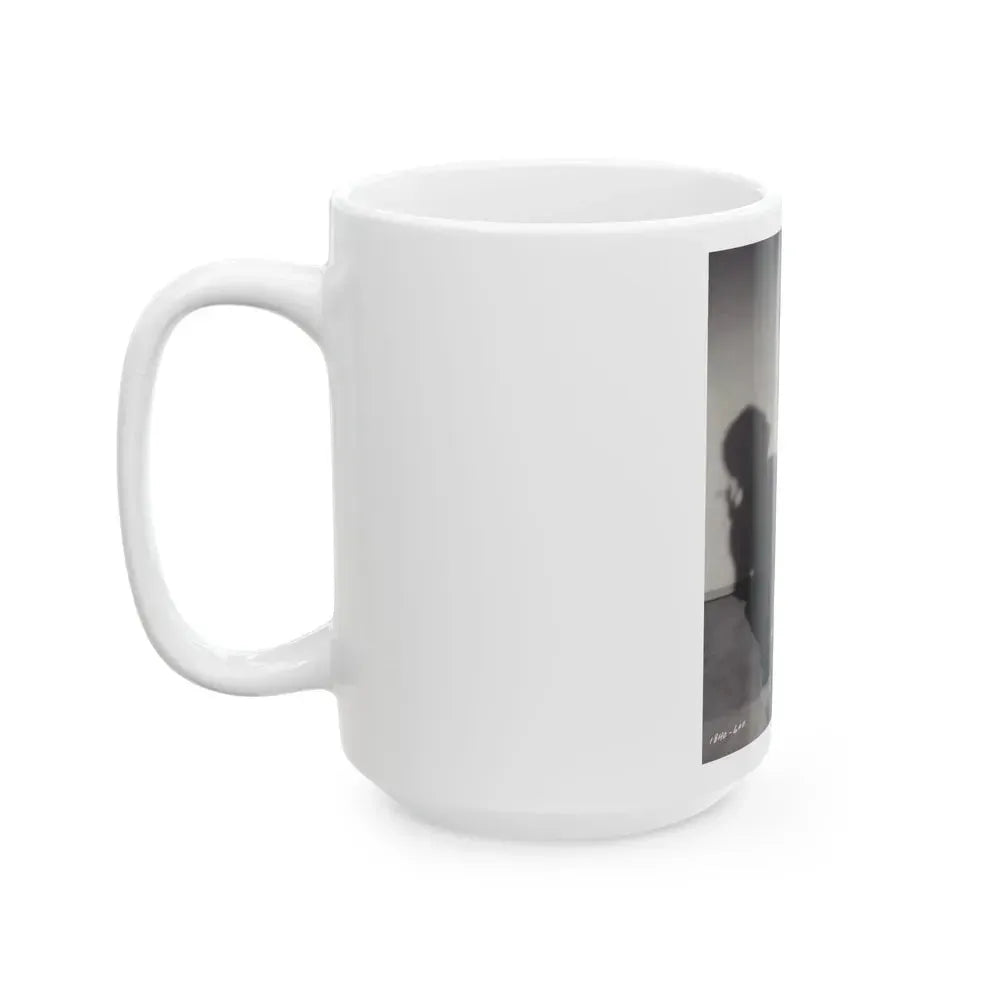 Elaine Stewart #142 (Vintage Female Icon) White Coffee Mug - Go Mug Yourself