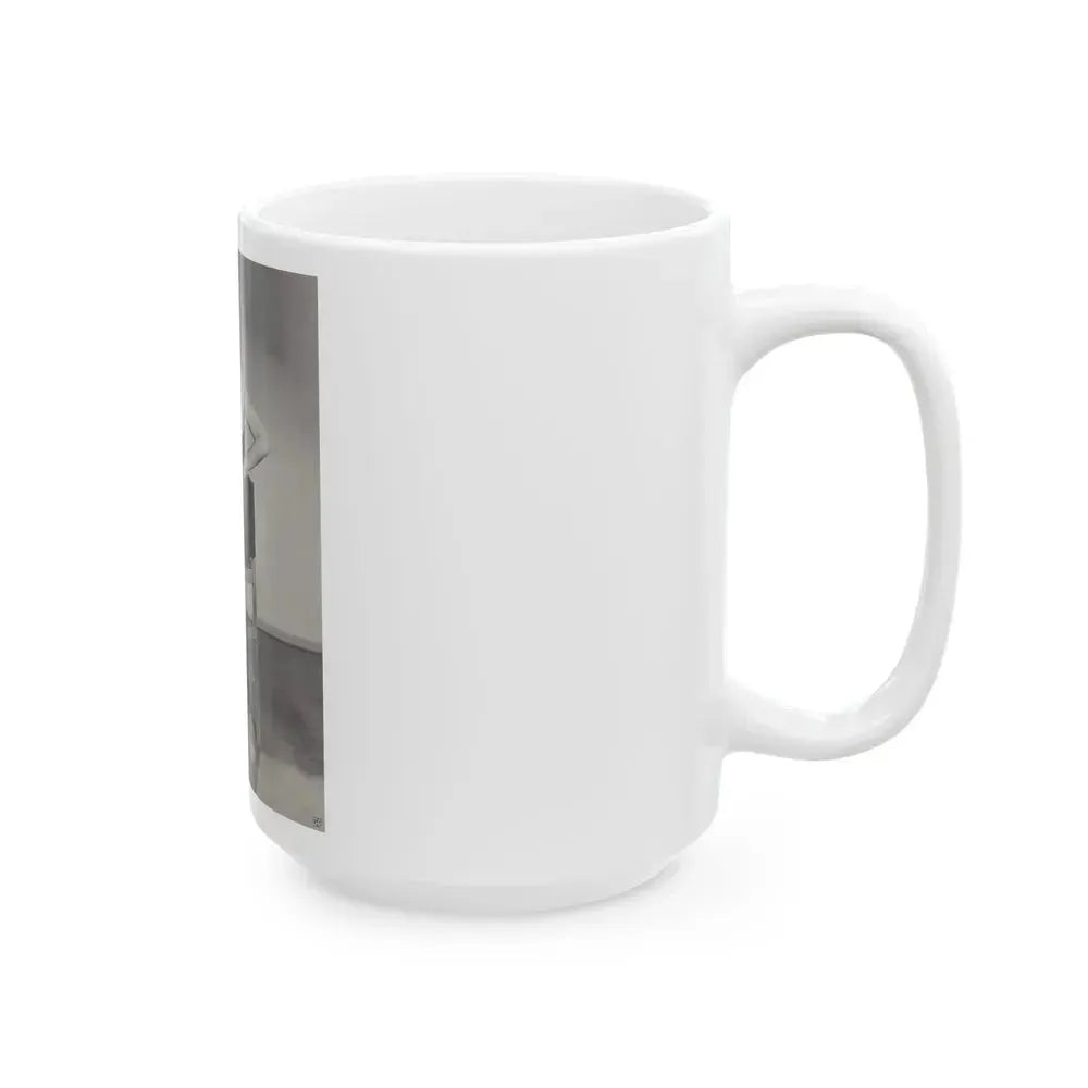 Elaine Stewart #142 (Vintage Female Icon) White Coffee Mug - Go Mug Yourself