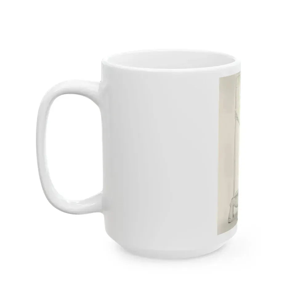 Elaine Stewart #144 (Vintage Female Icon) White Coffee Mug - Go Mug Yourself