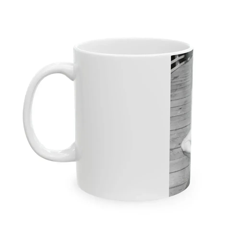 Elaine Stewart #146 (Vintage Female Icon) White Coffee Mug - Go Mug Yourself