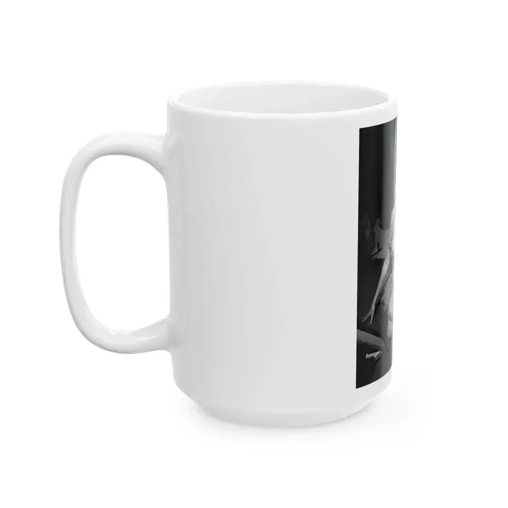 Elaine Stewart #147 (Vintage Female Icon) White Coffee Mug - Go Mug Yourself