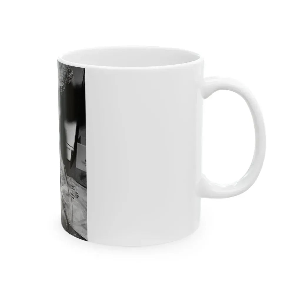 Elaine Stewart #147 (Vintage Female Icon) White Coffee Mug - Go Mug Yourself