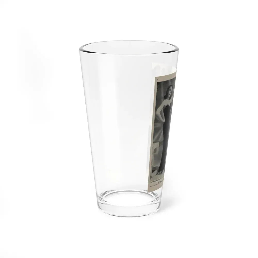 Elaine Stewart #161 (Vintage Female Icon) Pint Glass 16oz - Go Mug Yourself