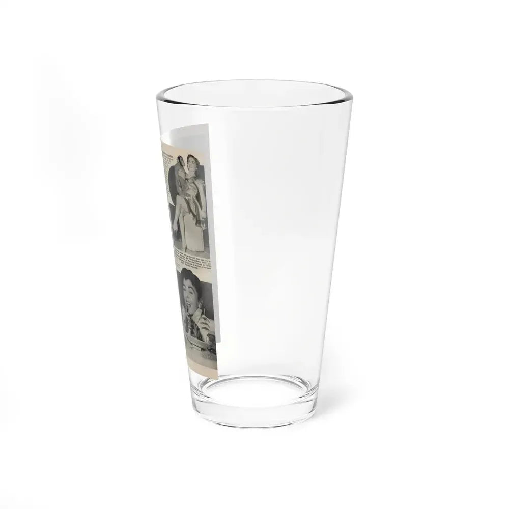 Elaine Stewart #161 (Vintage Female Icon) Pint Glass 16oz - Go Mug Yourself