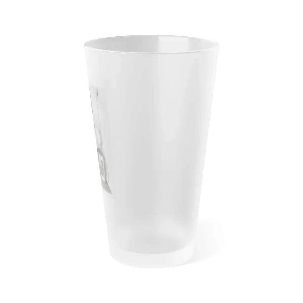 Elaine Stewart #165 - Negative Struck B&W 8x10 50's Era Full Body 1 Piece Swimsuit Cheesecake HQ Photo (Vintage Female Icon) Frosted Pint Glass 16oz - Go Mug Yourself