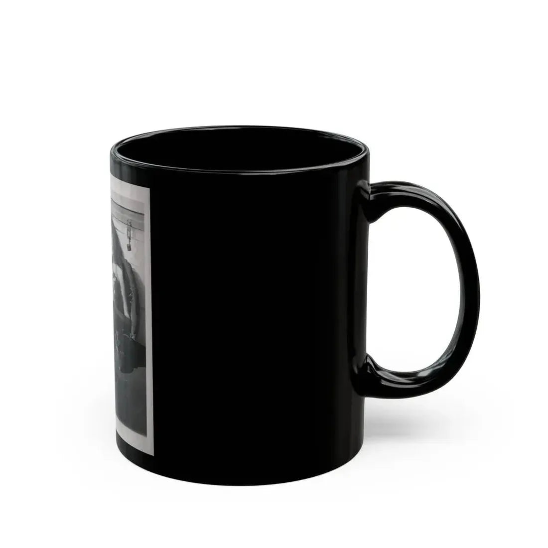 Elaine Stewart #166 - Negative Struck B&W 8x10 50's Era Full Body 1 Piece Swimsuit Cheesecake HQ Photo (Vintage Female Icon) Black Coffee Mug - Go Mug Yourself