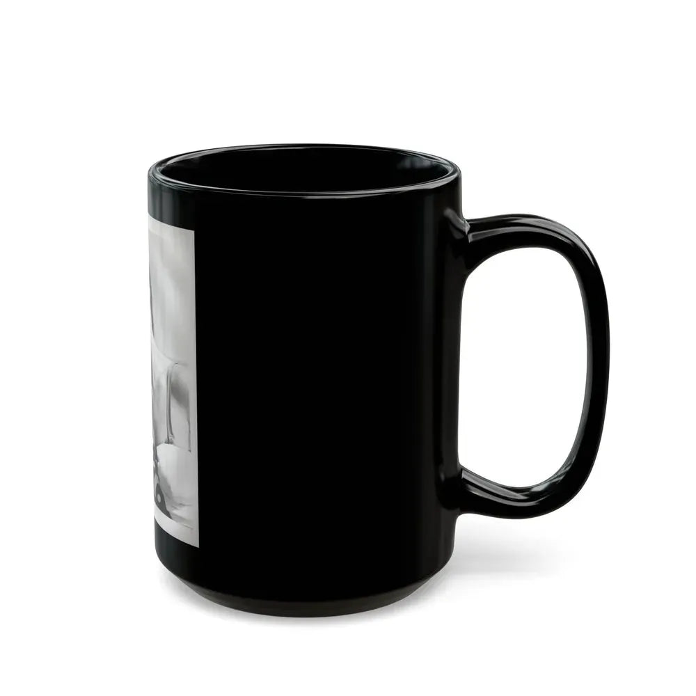 Elaine Stewart #167 - Negative Struck B&W 8x10 50's Head & Upper Body Body 1 Piece Swimsuit Cheesecake HQ Photo (Vintage Female Icon) Black Coffee Mug - Go Mug Yourself