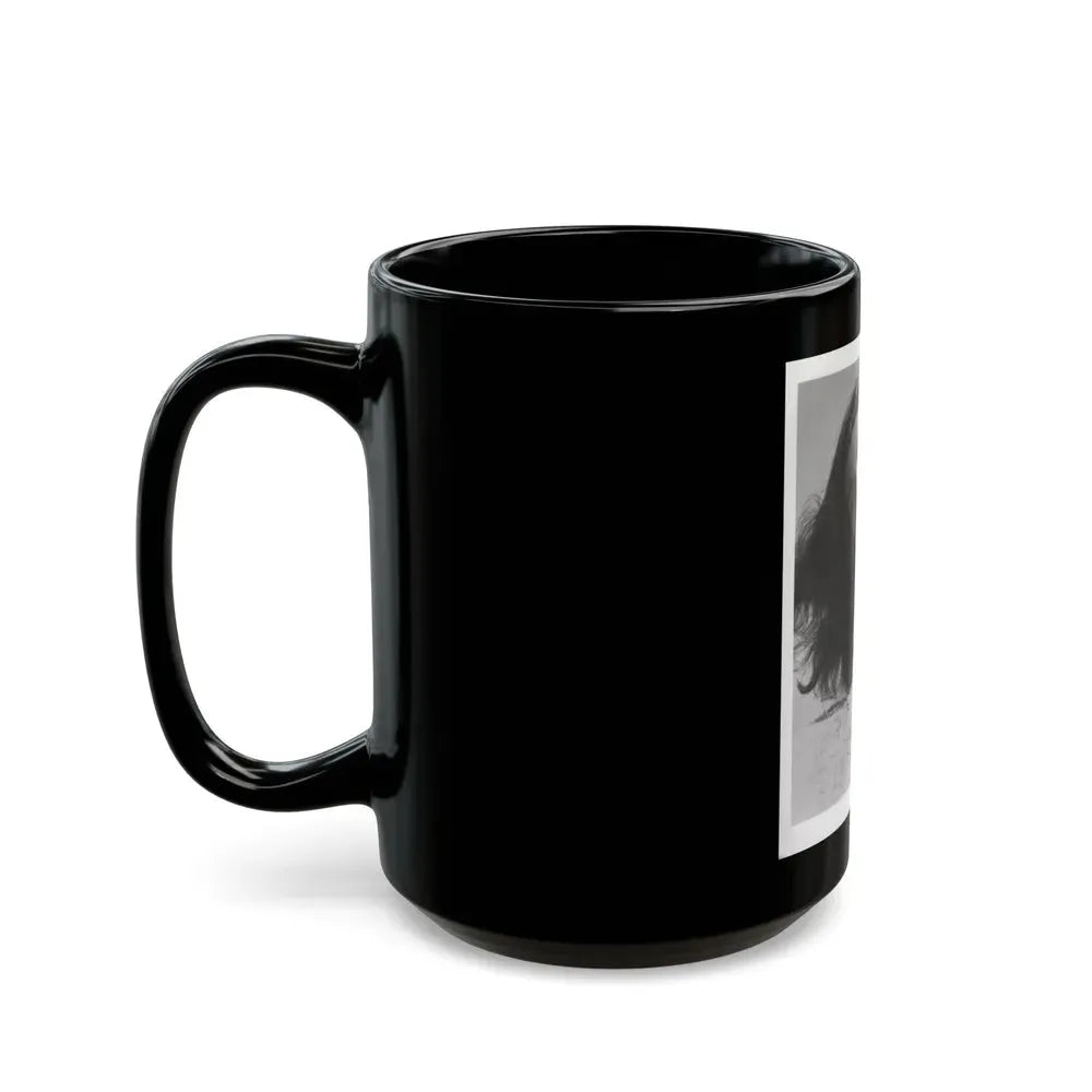 Elaine Stewart #167 - Negative Struck B&W 8x10 50's Head & Upper Body Body 1 Piece Swimsuit Cheesecake HQ Photo (Vintage Female Icon) Black Coffee Mug - Go Mug Yourself