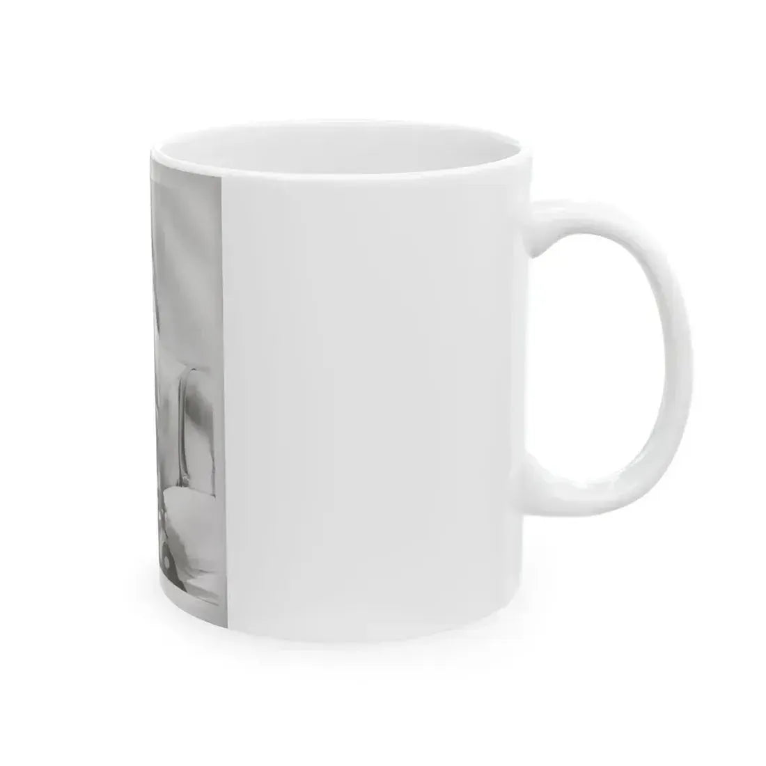 Elaine Stewart #167 - Negative Struck B&W 8x10 50's Head & Upper Body Body 1 Piece Swimsuit Cheesecake HQ Photo (Vintage Female Icon) White Coffee Mug - Go Mug Yourself