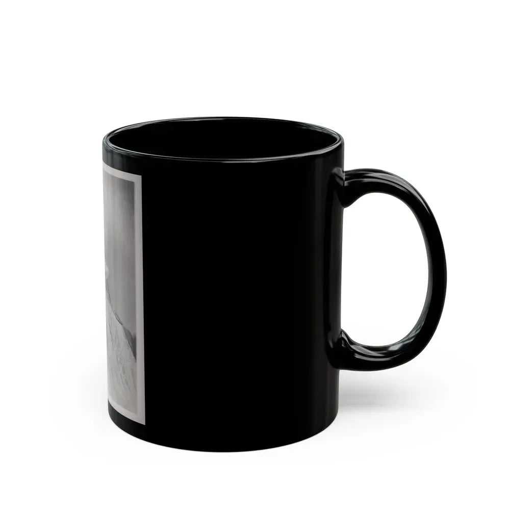 Elaine Stewart #168 - Negative Struck B&W 8x10 50's Era Full Body Glamour Dress HQ Photo (Vintage Female Icon) Black Coffee Mug - Go Mug Yourself