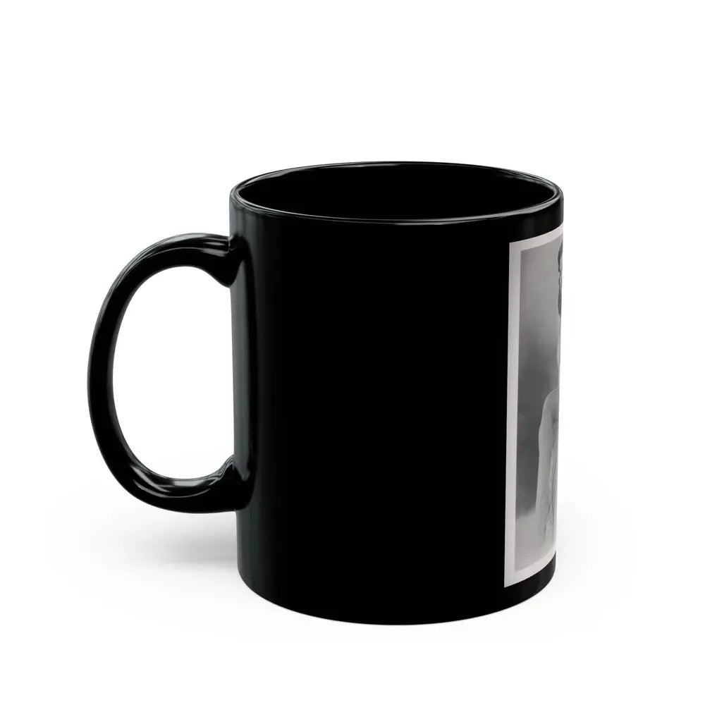 Elaine Stewart #168 - Negative Struck B&W 8x10 50's Era Full Body Glamour Dress HQ Photo (Vintage Female Icon) Black Coffee Mug - Go Mug Yourself