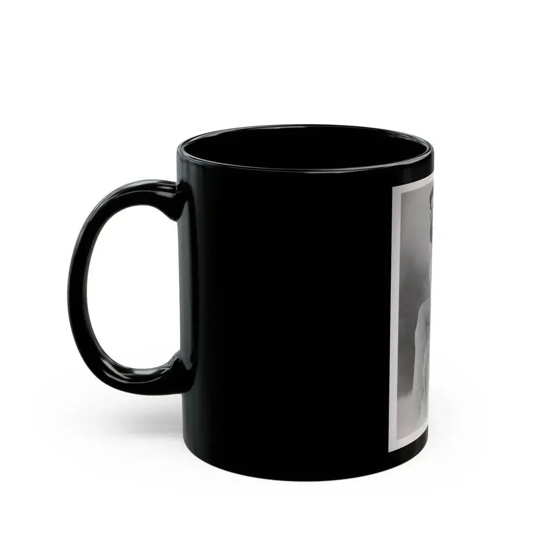 Elaine Stewart #168 - Negative Struck B&W 8x10 50's Era Full Body Glamour Dress HQ Photo (Vintage Female Icon) Black Coffee Mug - Go Mug Yourself