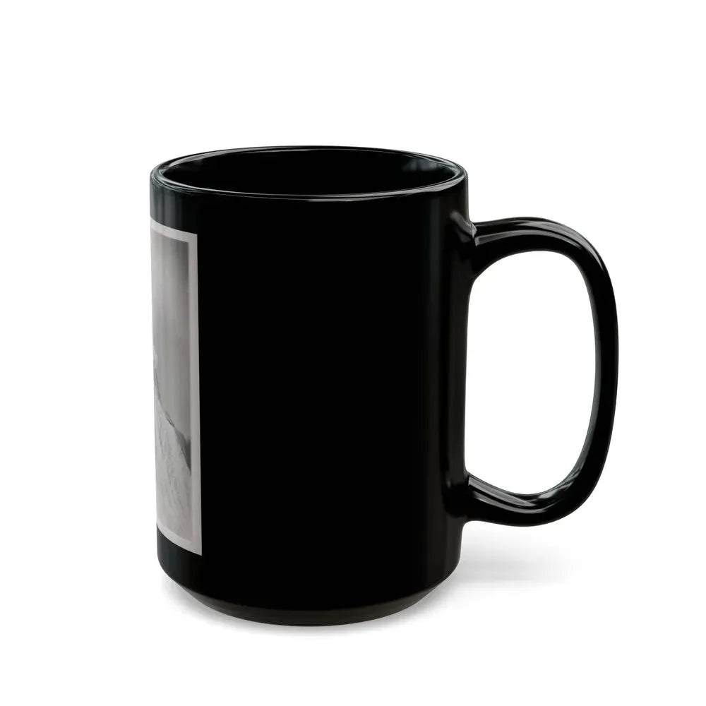 Elaine Stewart #168 - Negative Struck B&W 8x10 50's Era Full Body Glamour Dress HQ Photo (Vintage Female Icon) Black Coffee Mug - Go Mug Yourself