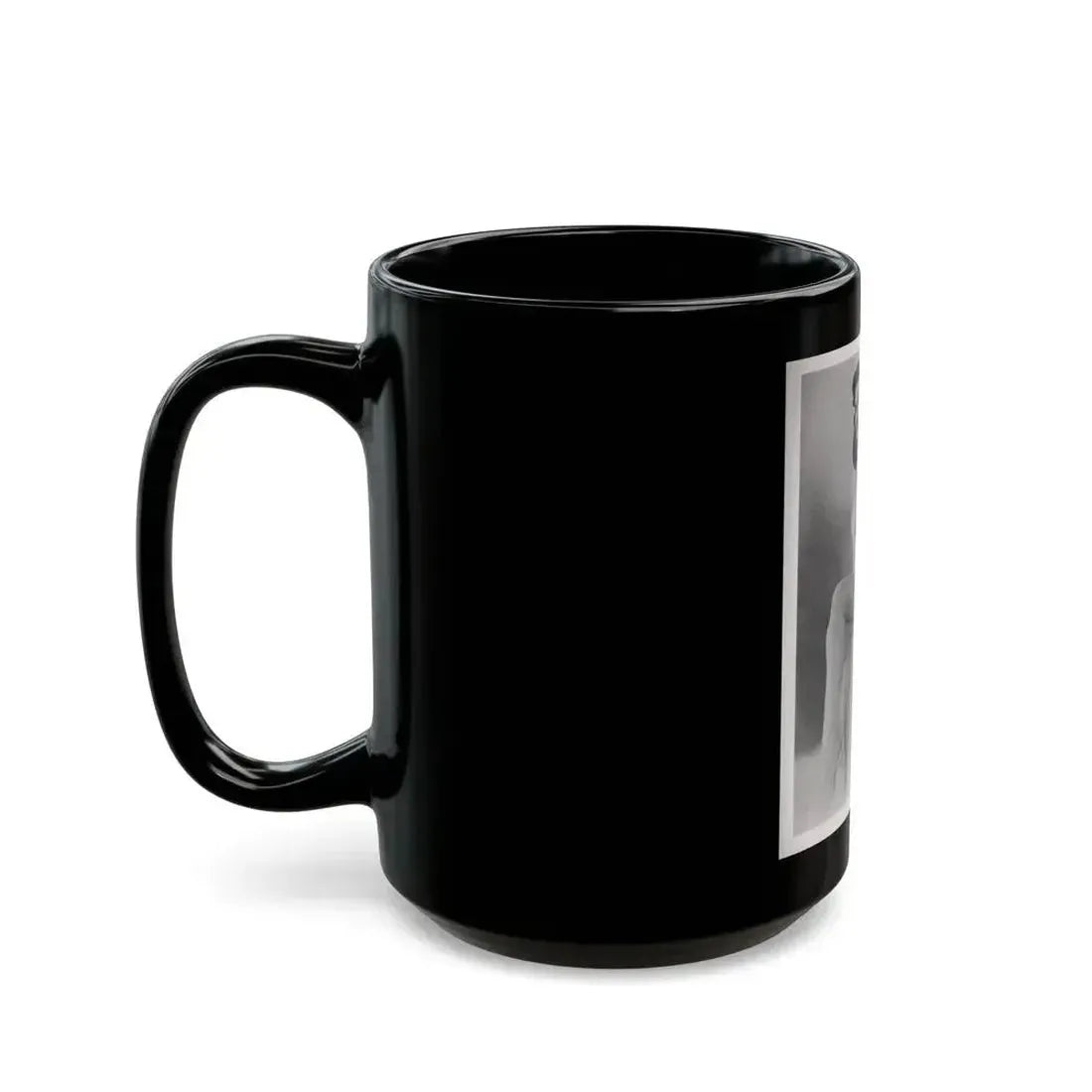 Elaine Stewart #168 - Negative Struck B&W 8x10 50's Era Full Body Glamour Dress HQ Photo (Vintage Female Icon) Black Coffee Mug - Go Mug Yourself