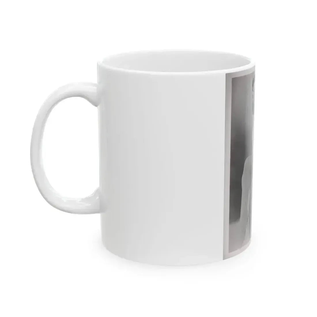 Elaine Stewart #168 - Negative Struck B&W 8x10 50's Era Full Body Glamour Dress HQ Photo (Vintage Female Icon) White Coffee Mug - Go Mug Yourself