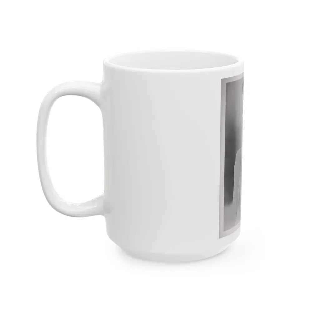 Elaine Stewart #168 - Negative Struck B&W 8x10 50's Era Full Body Glamour Dress HQ Photo (Vintage Female Icon) White Coffee Mug - Go Mug Yourself