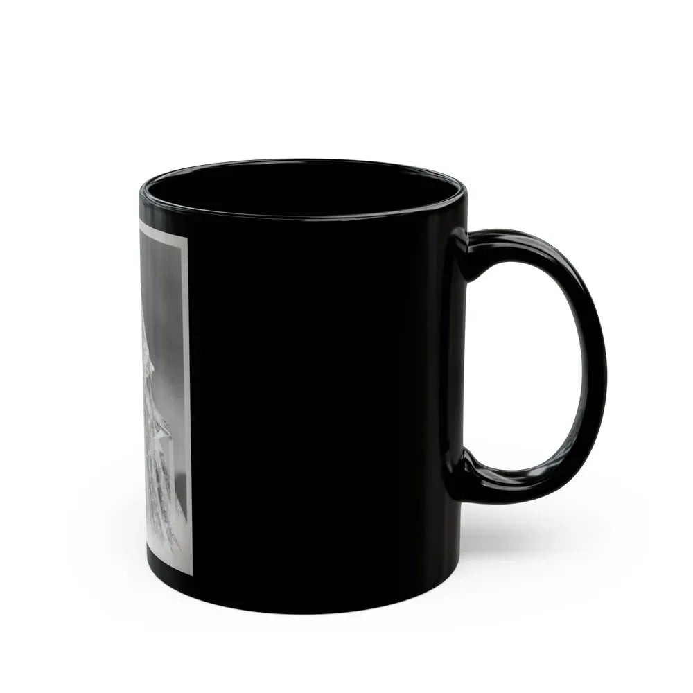 Elaine Stewart #169 - Negative Struck B&W 8x10 50's Era Full Body Glamour Dress HQ Photo (Vintage Female Icon) Black Coffee Mug - Go Mug Yourself