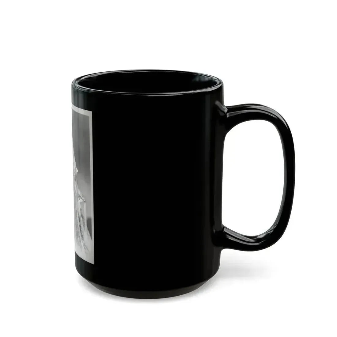 Elaine Stewart #169 - Negative Struck B&W 8x10 50's Era Full Body Glamour Dress HQ Photo (Vintage Female Icon) Black Coffee Mug - Go Mug Yourself