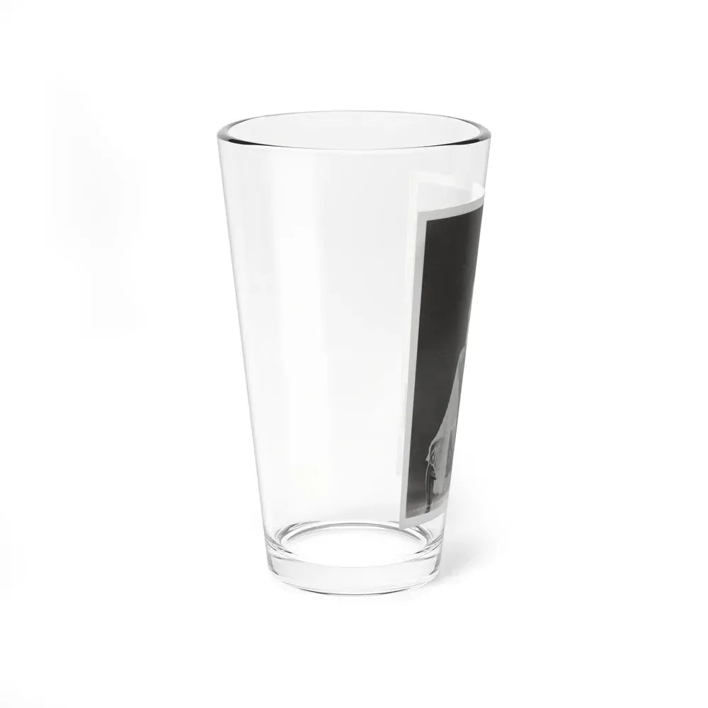 Elaine Stewart #169 - Negative Struck B&W 8x10 50's Era Full Body Glamour Dress HQ Photo (Vintage Female Icon) Pint Glass 16oz - Go Mug Yourself