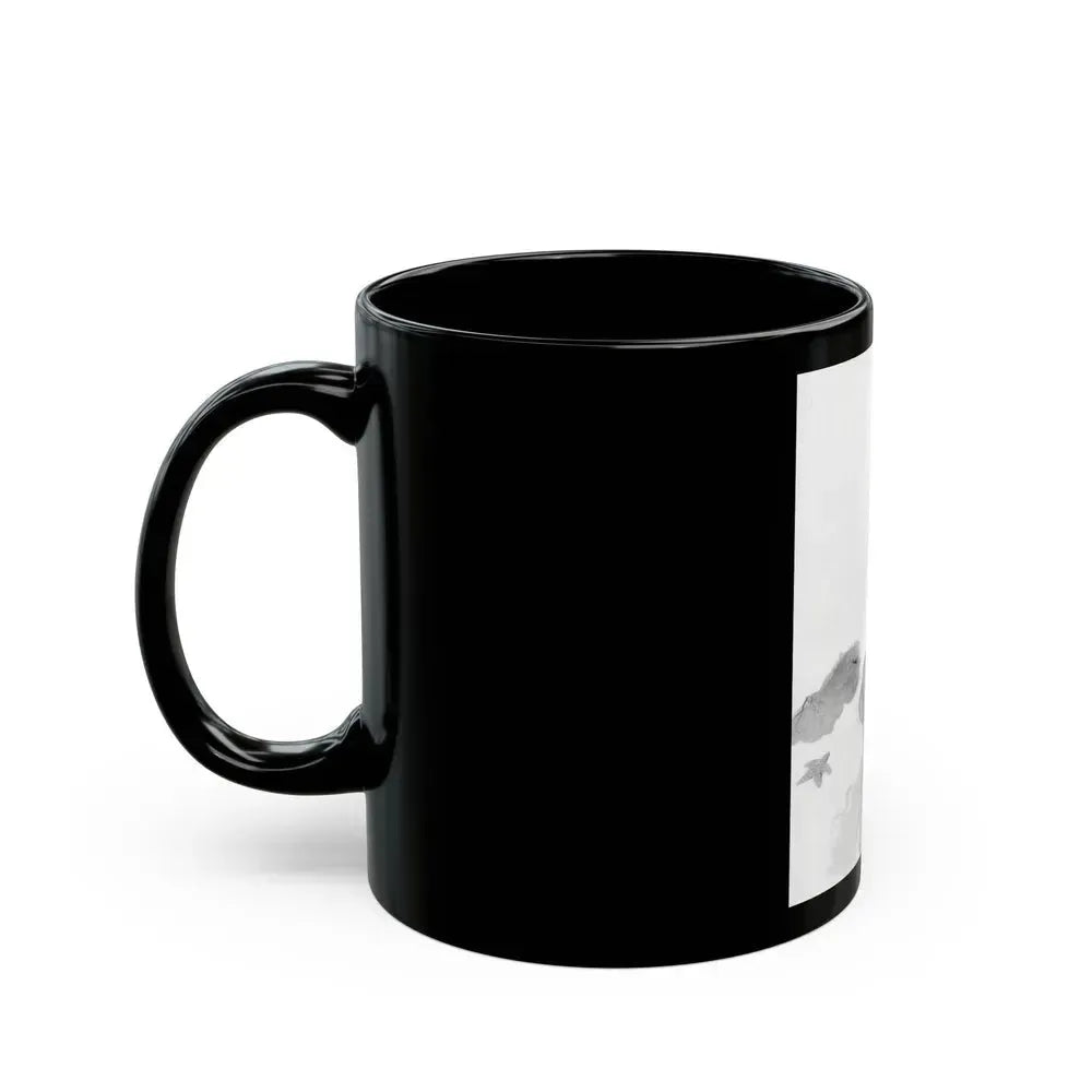 Elaine Stewart #23 1 (Vintage Female Icon) Black Coffee Mug - Go Mug Yourself