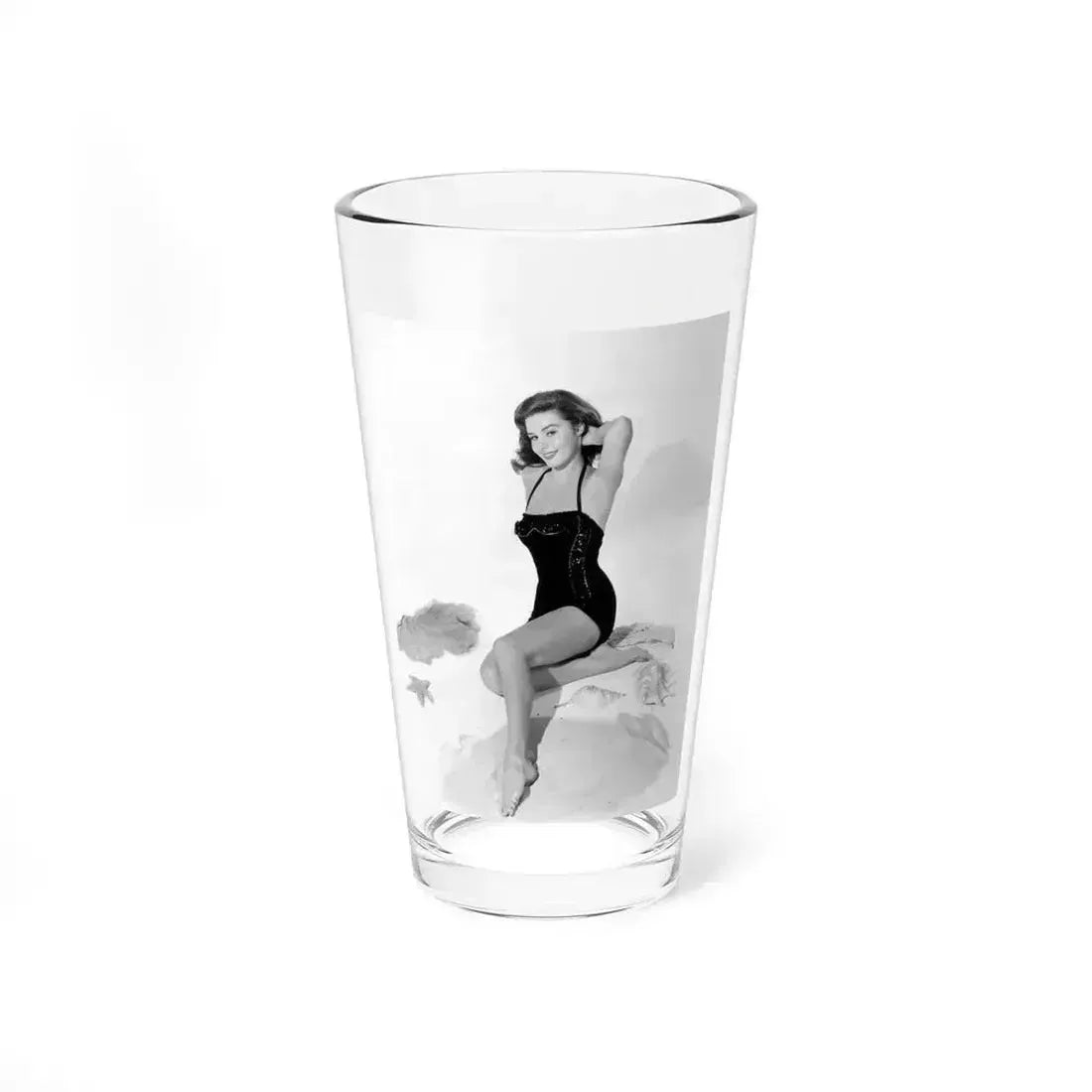 Elaine Stewart #23 1 (Vintage Female Icon) Pint Glass 16oz 16oz - Go Mug Yourself
