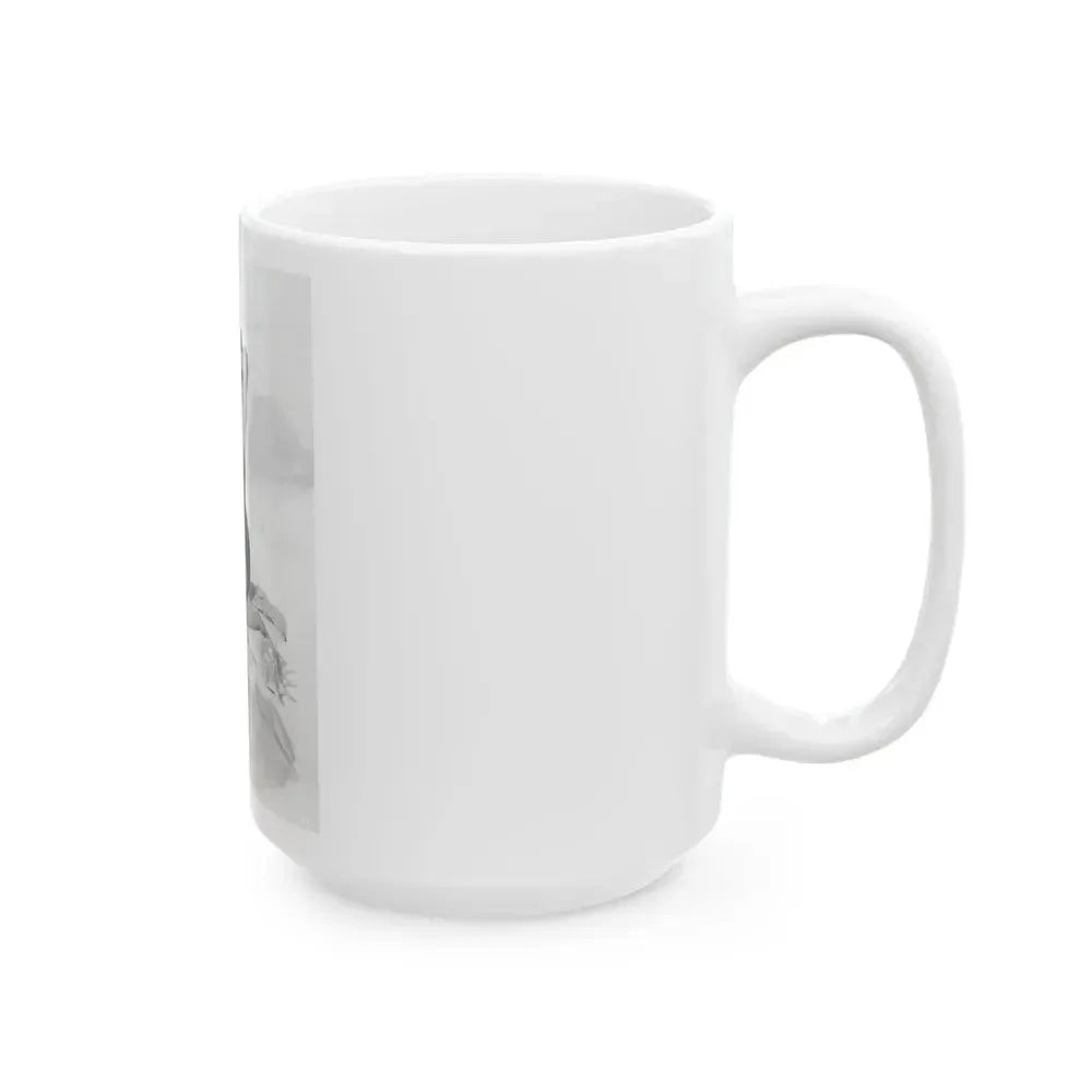 Elaine Stewart #23 1 (Vintage Female Icon) White Coffee Mug - Go Mug Yourself