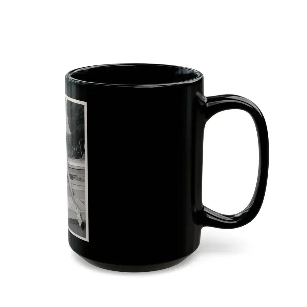 Elaine Stewart #65 (Vintage Female Icon) Black Coffee Mug - Go Mug Yourself