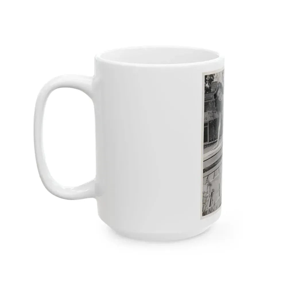 Elaine Stewart #65 (Vintage Female Icon) White Coffee Mug - Go Mug Yourself