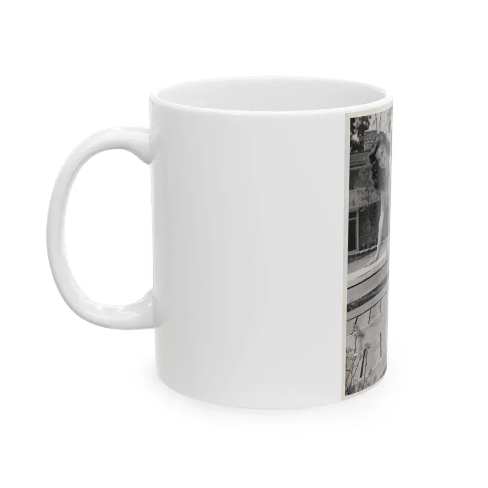 Elaine Stewart #65 (Vintage Female Icon) White Coffee Mug - Go Mug Yourself