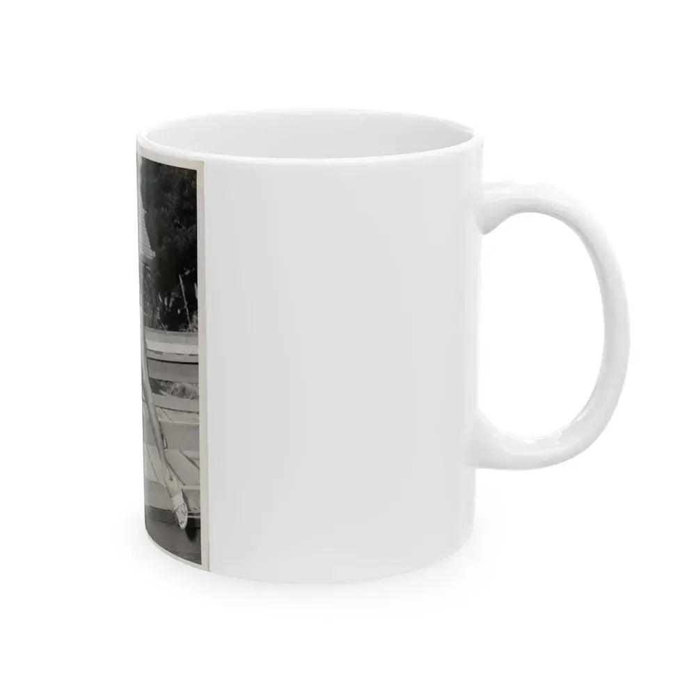 Elaine Stewart #65 (Vintage Female Icon) White Coffee Mug - Go Mug Yourself