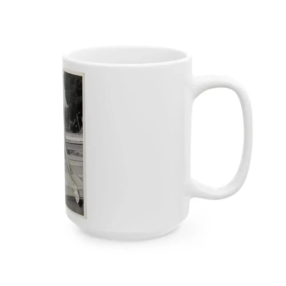 Elaine Stewart #65 (Vintage Female Icon) White Coffee Mug - Go Mug Yourself