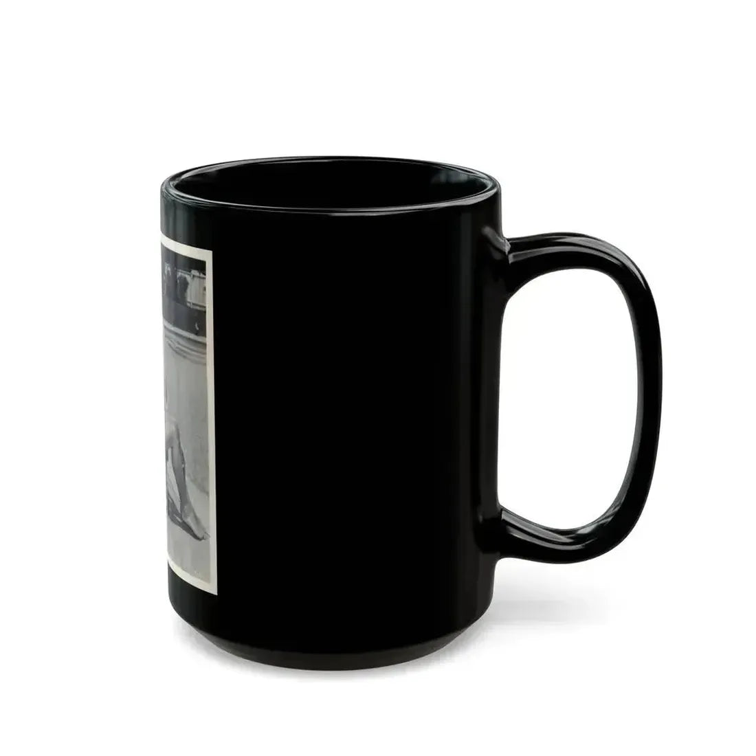 Elaine Stewart #73 (Vintage Female Icon) Black Coffee Mug - Go Mug Yourself