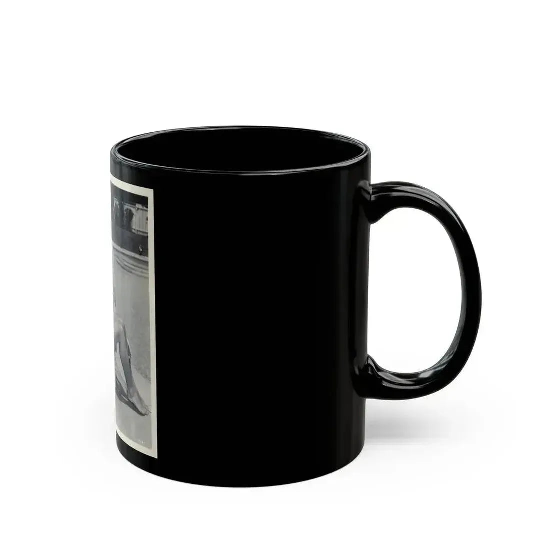 Elaine Stewart #73 (Vintage Female Icon) Black Coffee Mug - Go Mug Yourself