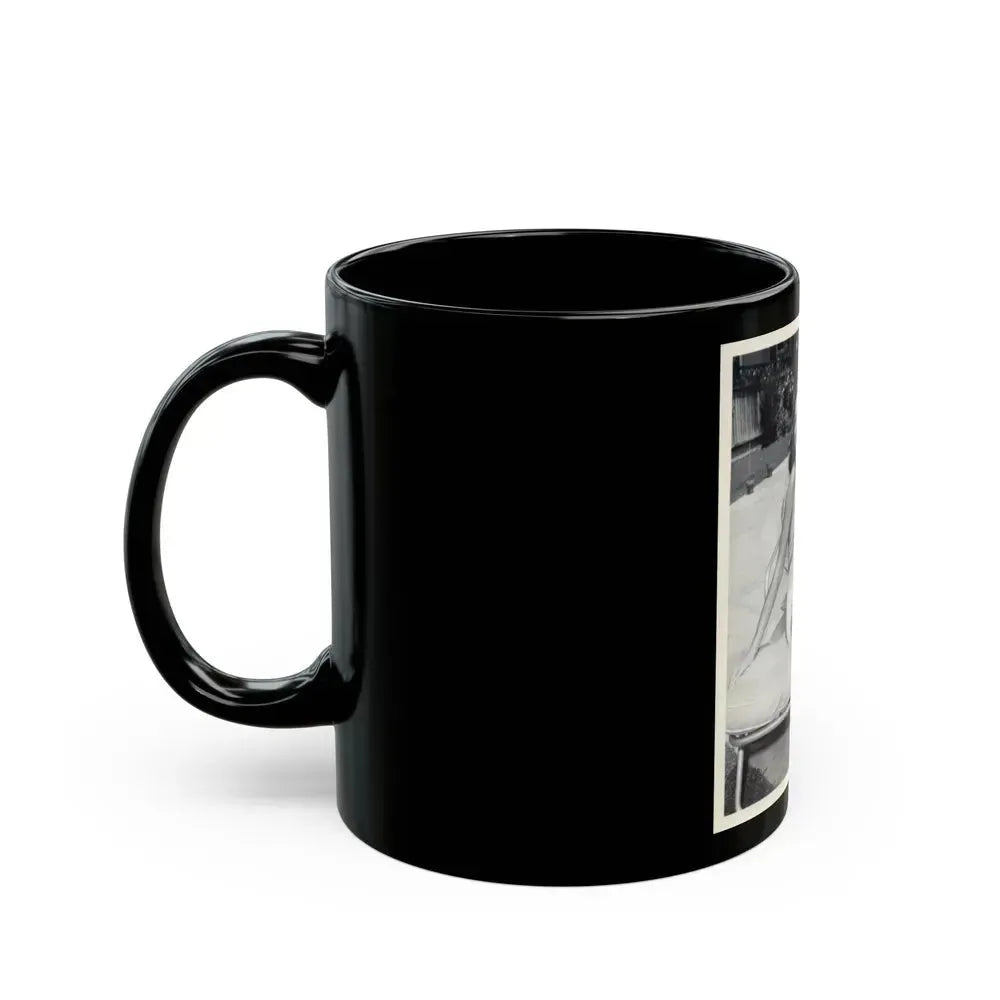 Elaine Stewart #73 (Vintage Female Icon) Black Coffee Mug - Go Mug Yourself