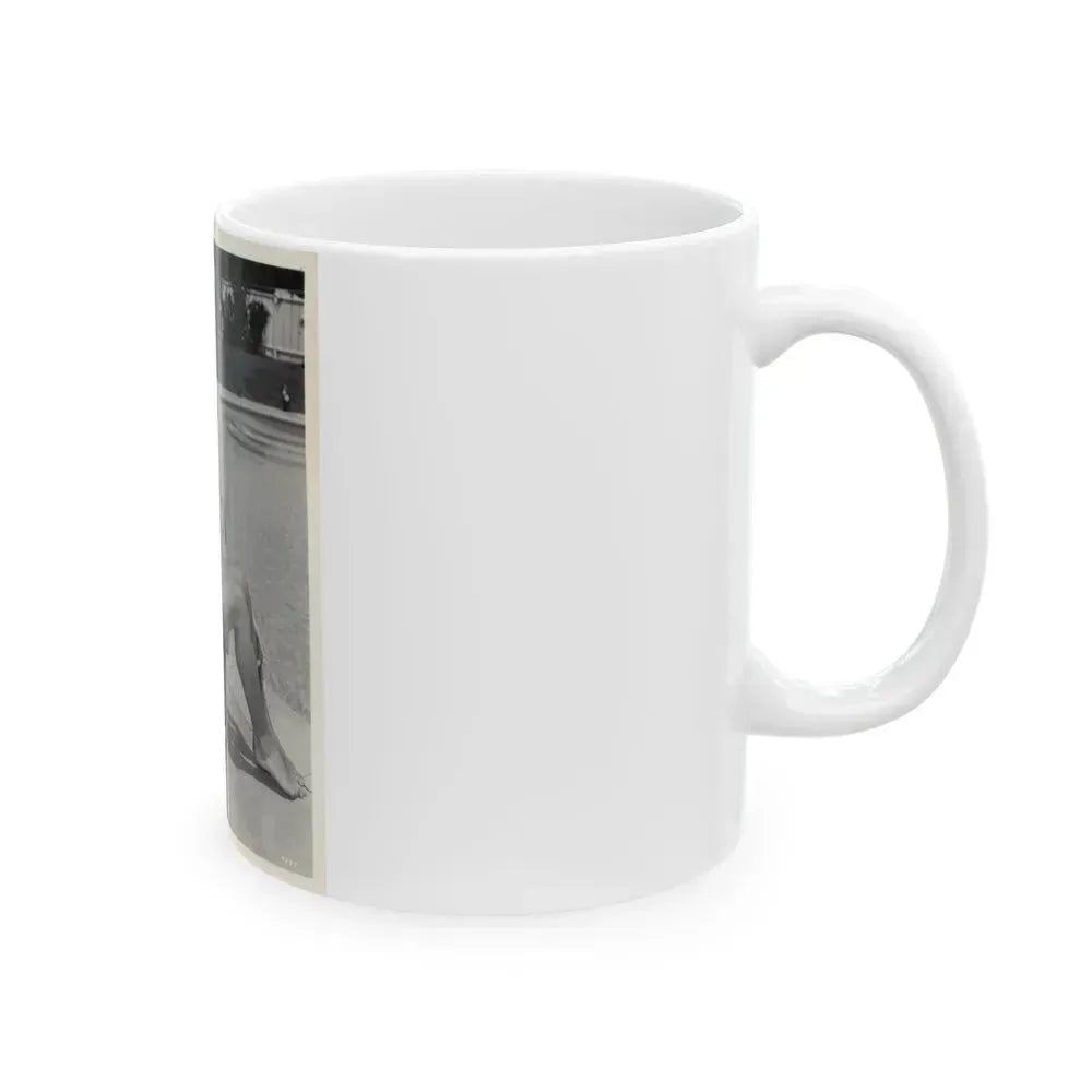 Elaine Stewart #73 (Vintage Female Icon) White Coffee Mug - Go Mug Yourself