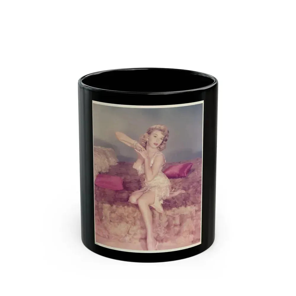Elaine Stewart #78 (Vintage Female Icon) Black Coffee Mug 11oz - Go Mug Yourself