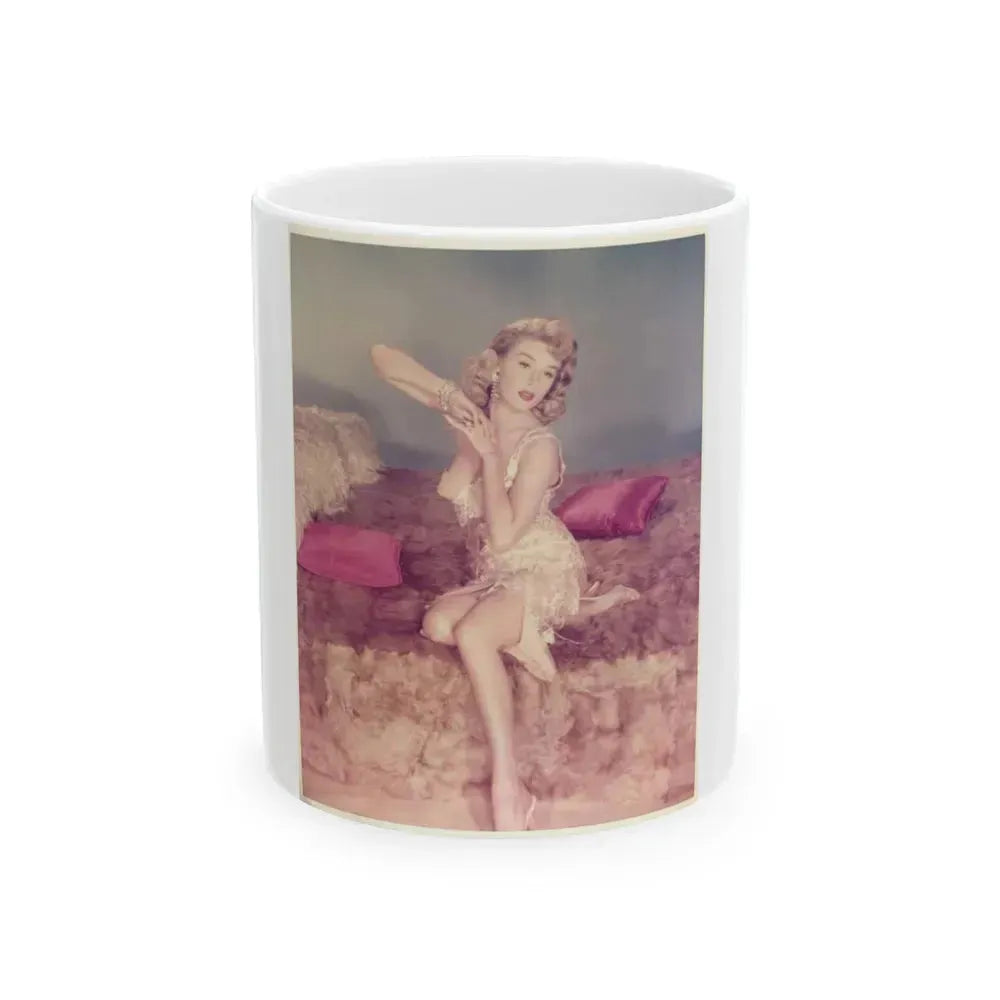 Elaine Stewart #78 (Vintage Female Icon) White Coffee Mug 11oz - Go Mug Yourself