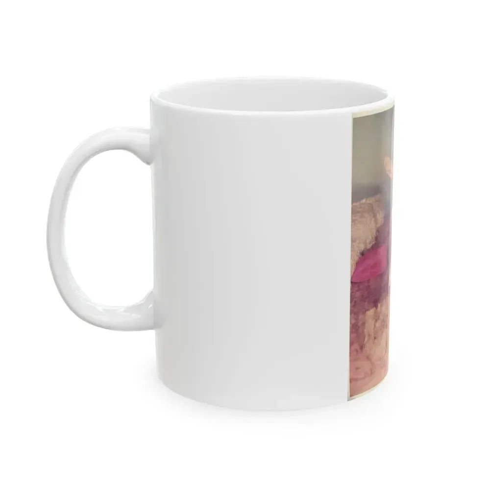 Elaine Stewart #78 (Vintage Female Icon) White Coffee Mug - Go Mug Yourself