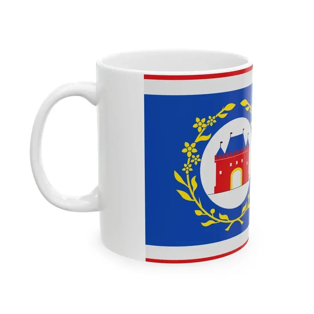 Elburg vlag (Netherlands) White Coffee Mug - Go Mug Yourself