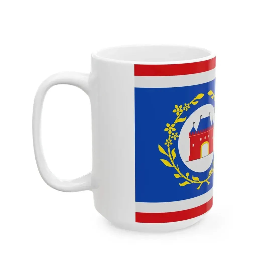 Elburg vlag (Netherlands) White Coffee Mug - Go Mug Yourself