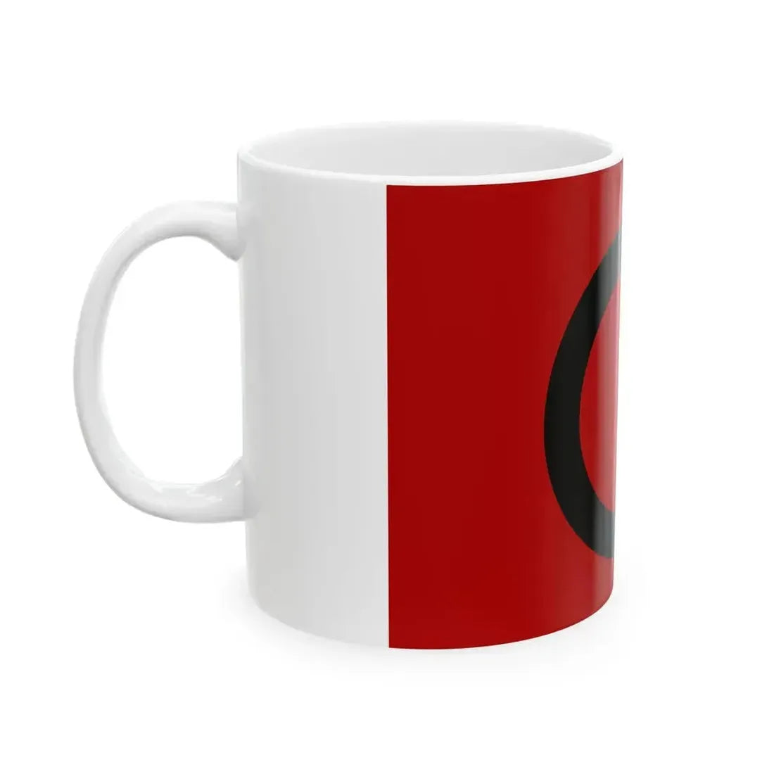 Electoral flag of the National Peasants Party as reportedly used in Bessarabia in 1930 (Moldova) White Coffee Mug - Go Mug Yourself
