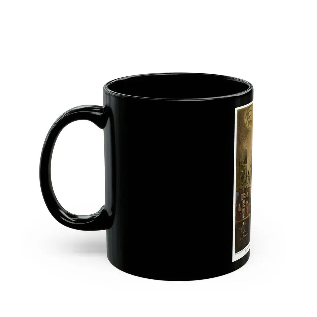 Electron Microscope, 1945 - Black Coffee Mug - Go Mug Yourself