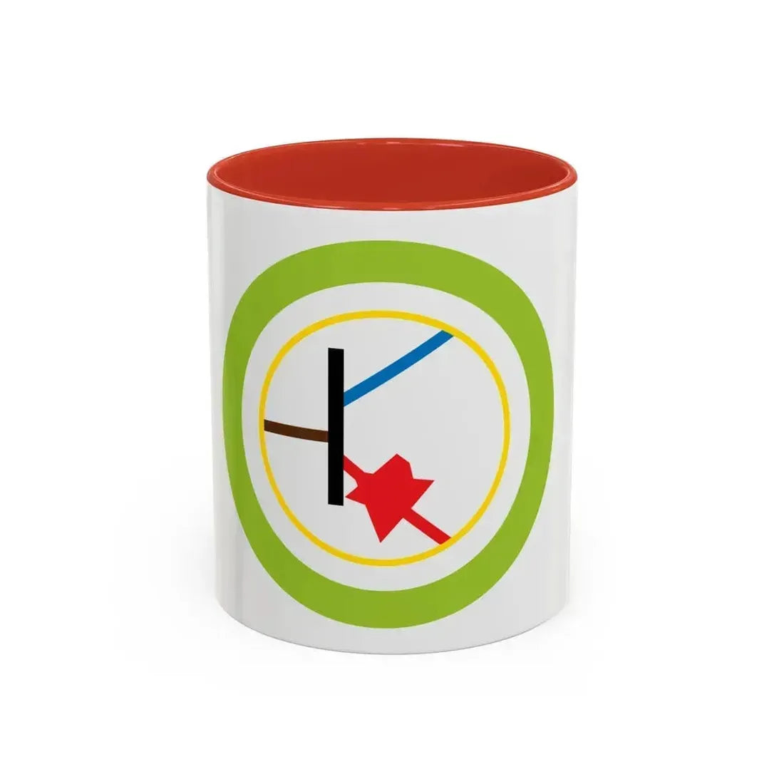 Electronics (Boy Scout Merit Badge) Accent Coffee Mug 11oz Red - Go Mug Yourself