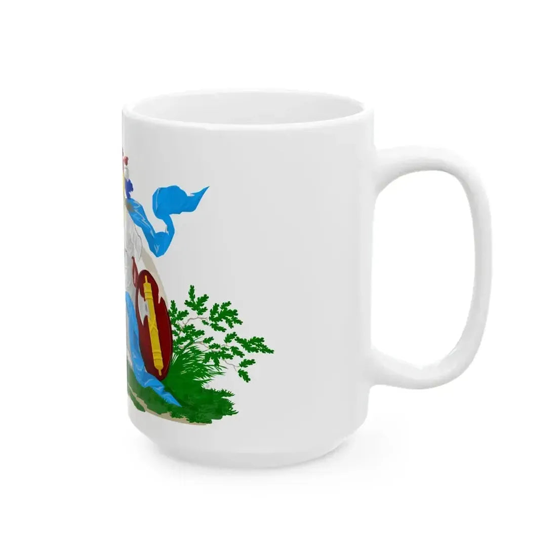 Element uit de vlag van de marine van de Bataafse Republiek (Netherlands) White Coffee Mug - Go Mug Yourself