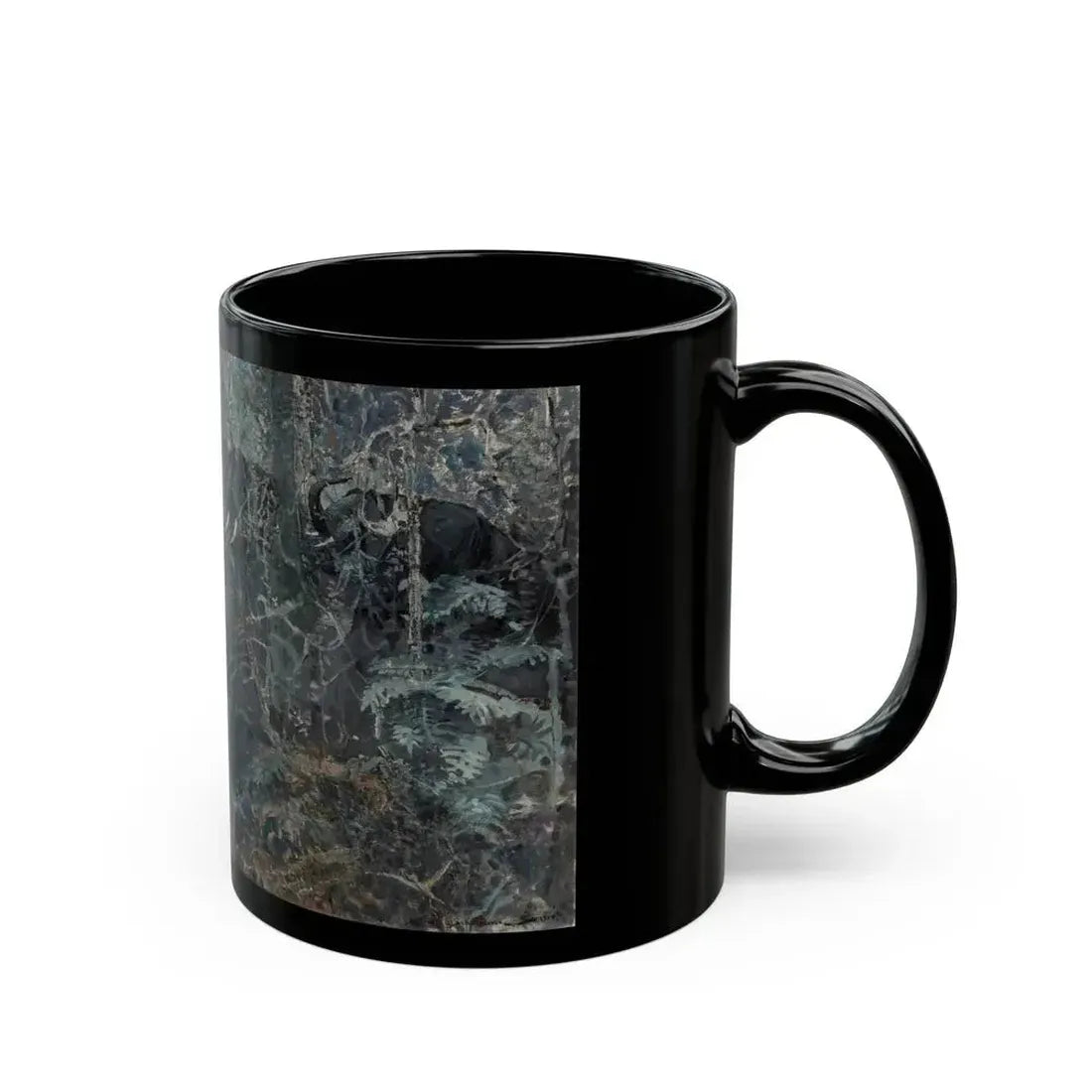 Elephant Story, The American Magazine story illustrations, July, December 1914 - Black Coffee Mug - Go Mug Yourself