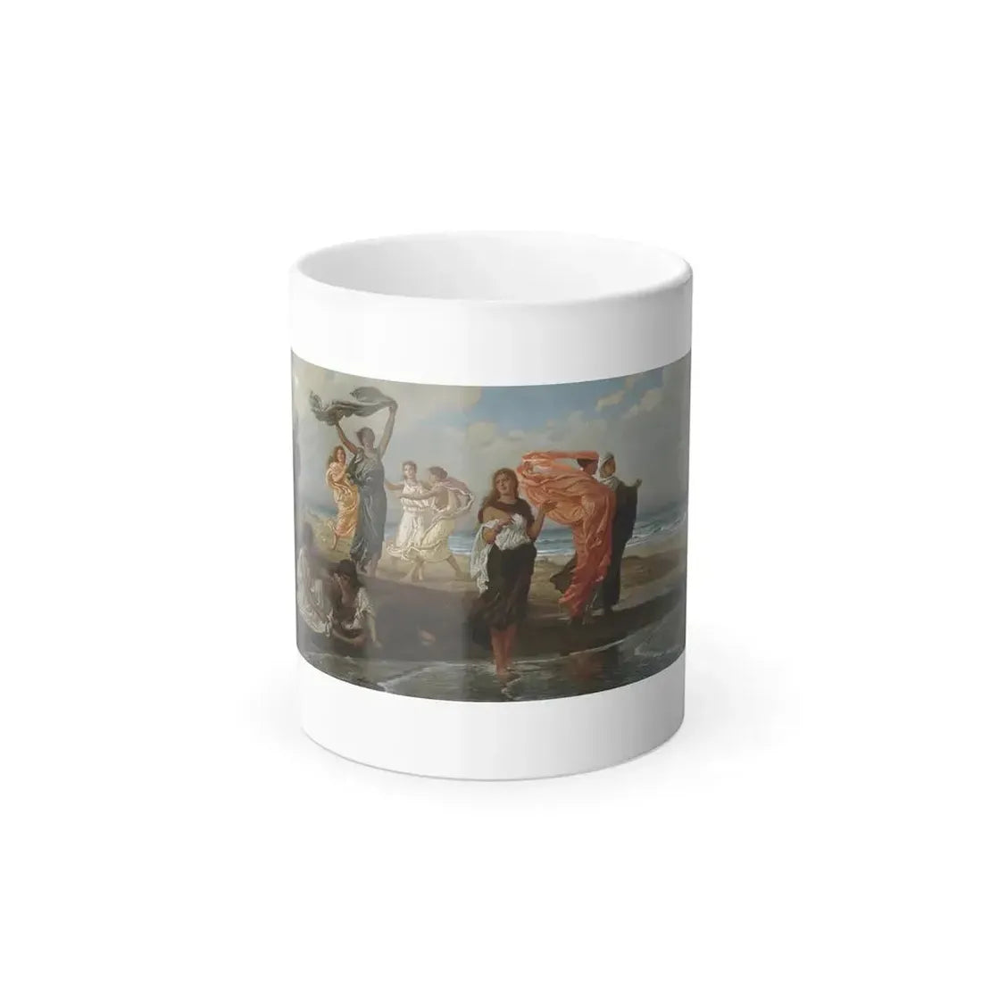 Elihu Vedder (1836-1923) Greek Girls Bathing - Oil on Canvas 1872-77 - Color Changing Mug 11oz 11oz - Go Mug Yourself