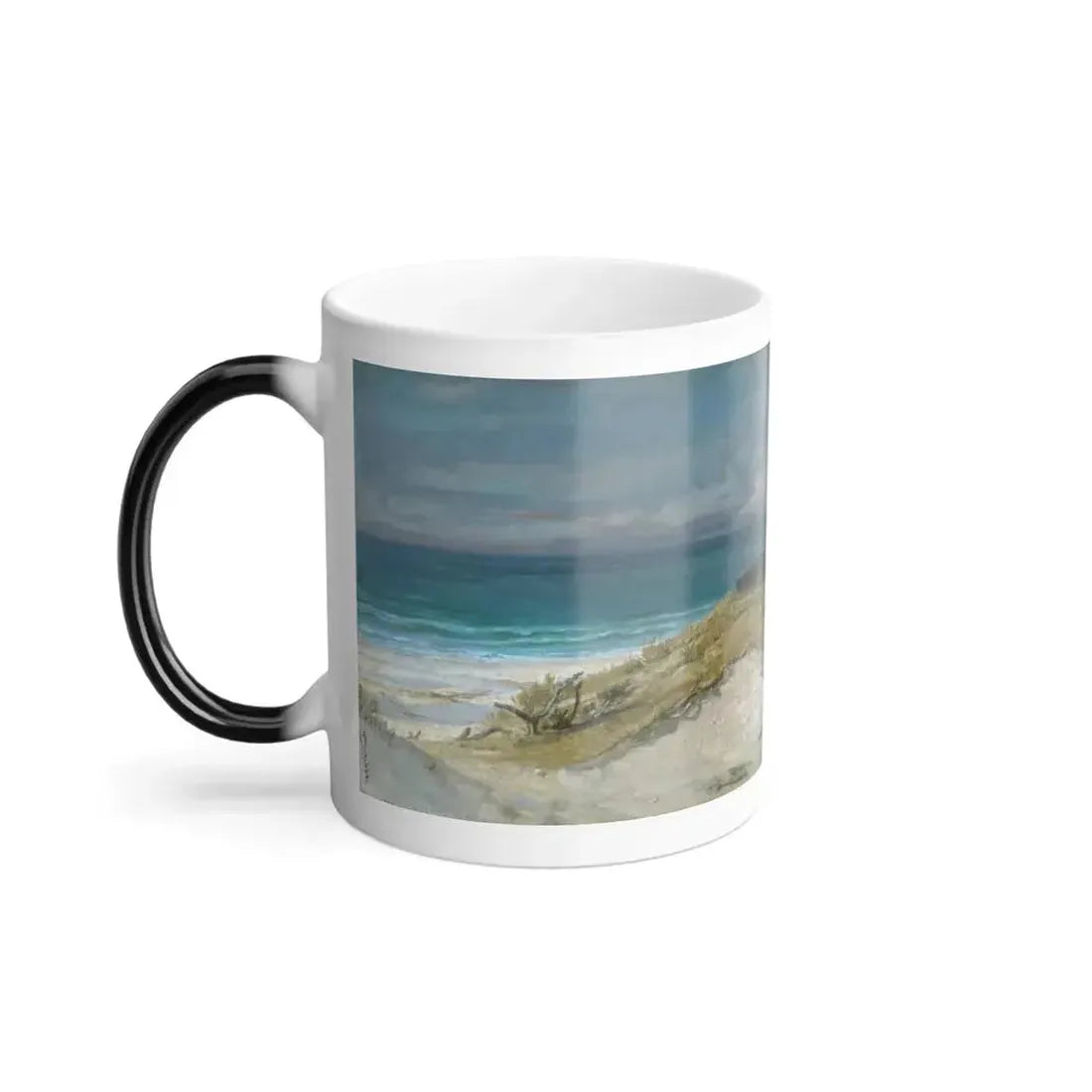 Elihu Vedder (1836-1923) Lair of the Sea Serpent - 1899 - Color Changing Mug 11oz - Go Mug Yourself