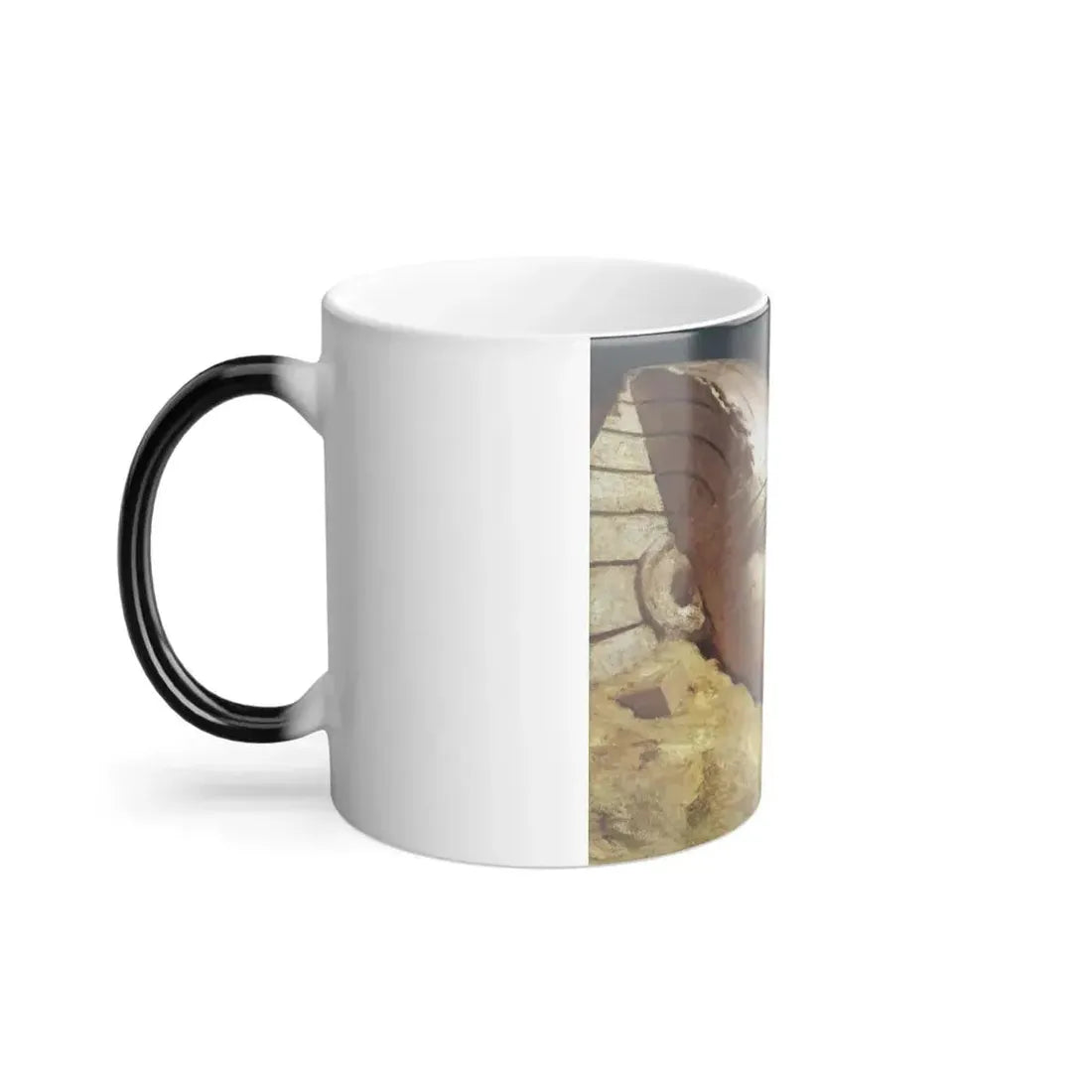 Elihu Vedder (1836-1923) The Questioner of the Sphinx - Oil on Canvas 1863 - Color Changing Mug 11oz - Go Mug Yourself