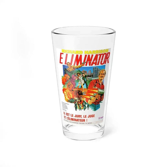 ELIMINATOR (BLOOD DEBTS) 1985 Movie Poster - Pint Glass 16oz 16oz - Go Mug Yourself