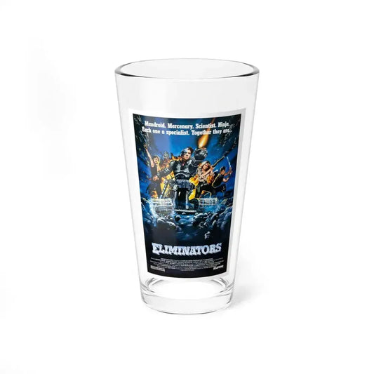 ELIMINATORS 1986 Movie Poster - Pint Glass 16oz 16oz - Go Mug Yourself